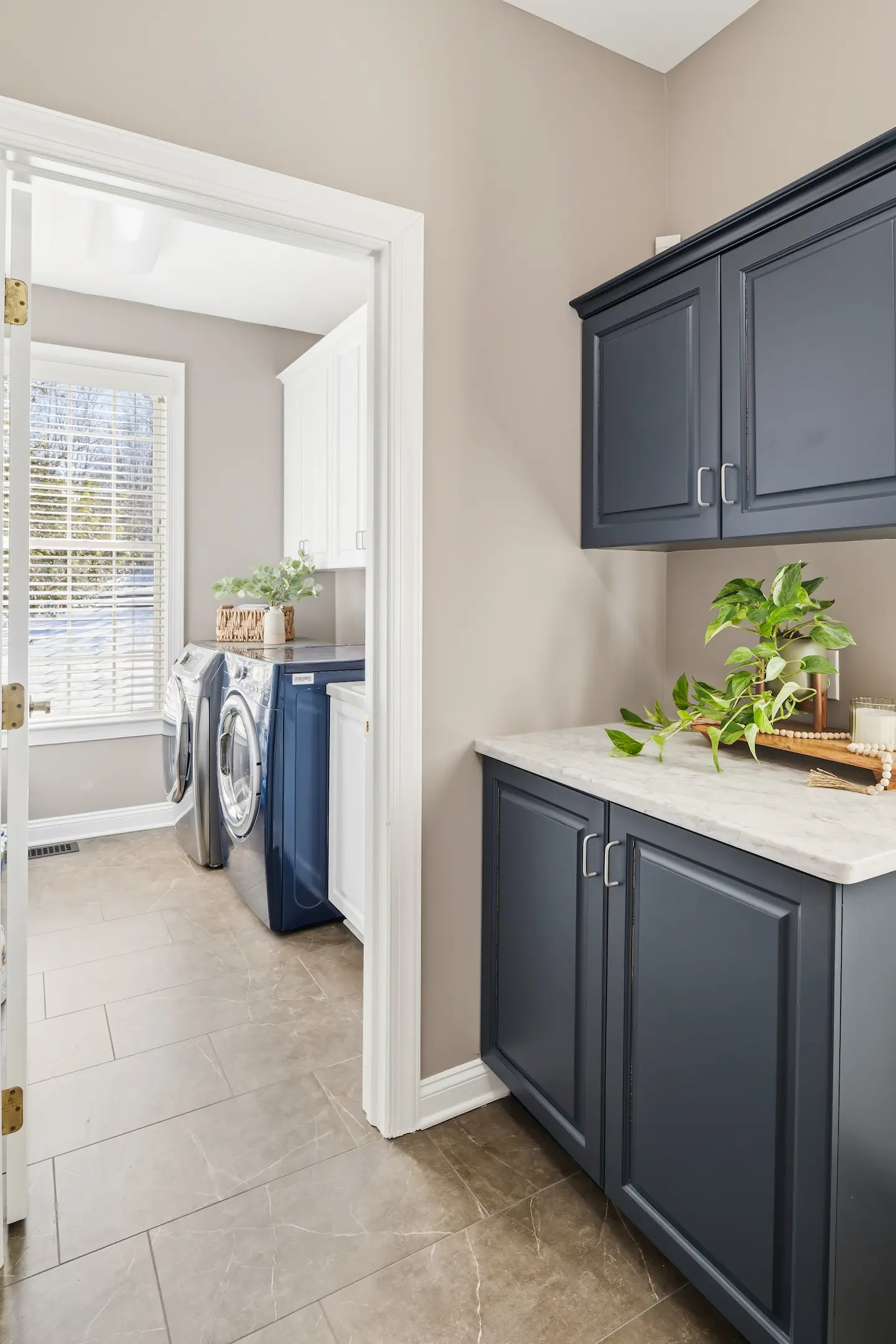 Mudroom and laundry room remodel