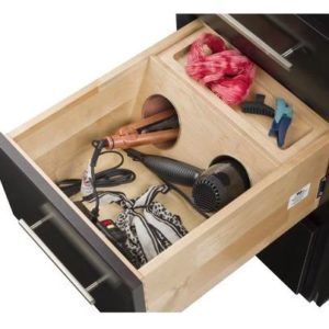 Powered vanity drawer