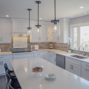 Large kitchen island