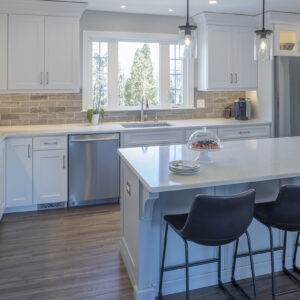 Large kitchen island