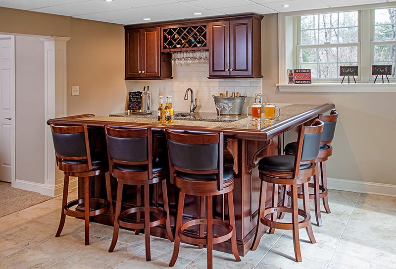 Winning Wet Bars: Exploring Custom Features and Uses 4 Basement wet bar
