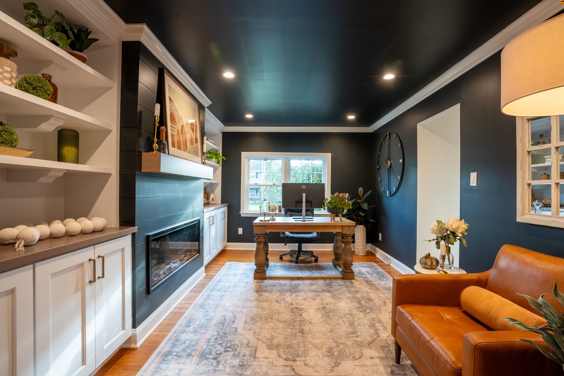 Plymouth Meeting home office after renovation