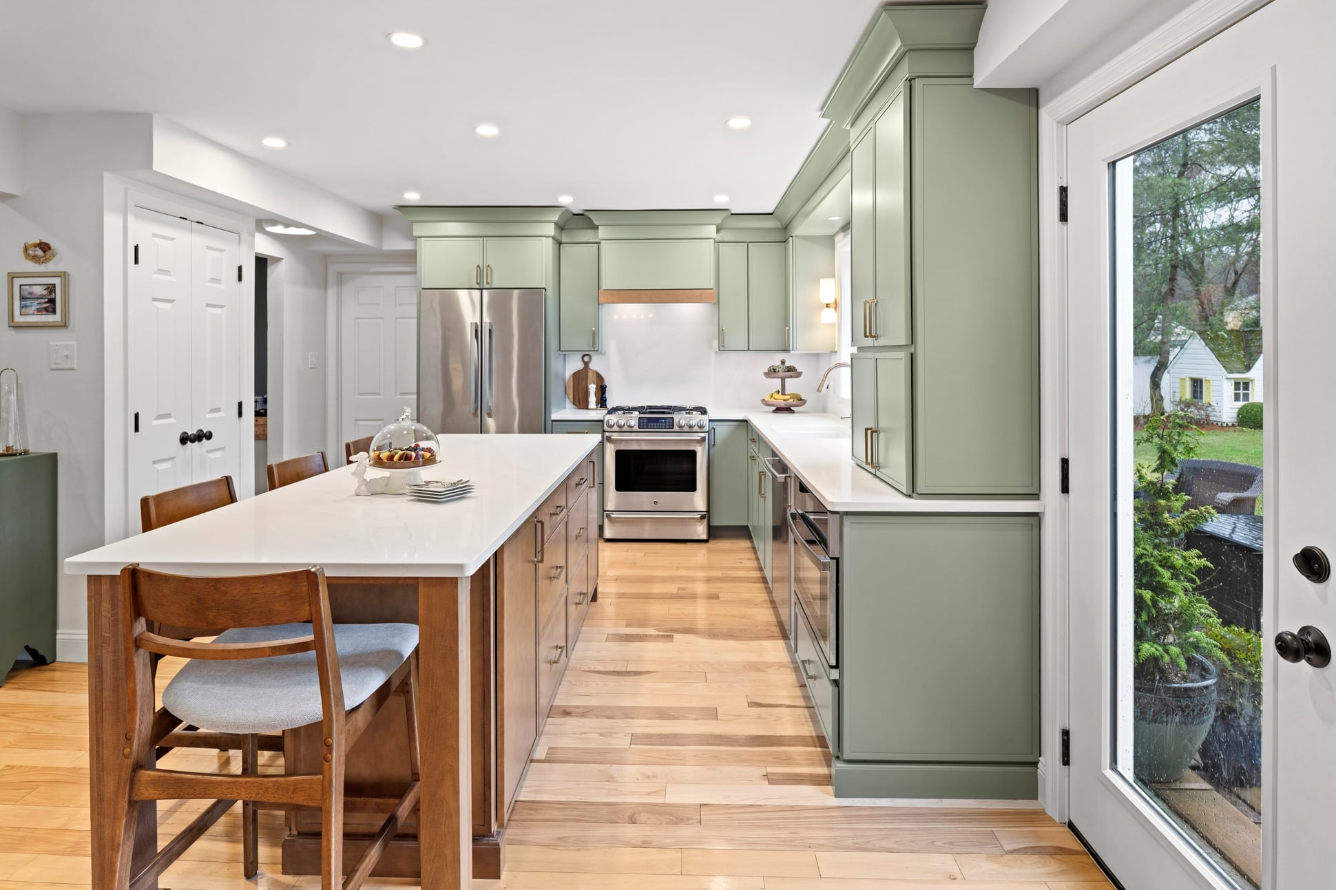 Kitchen remodel completed within existing footprint with improved flow and functionality
