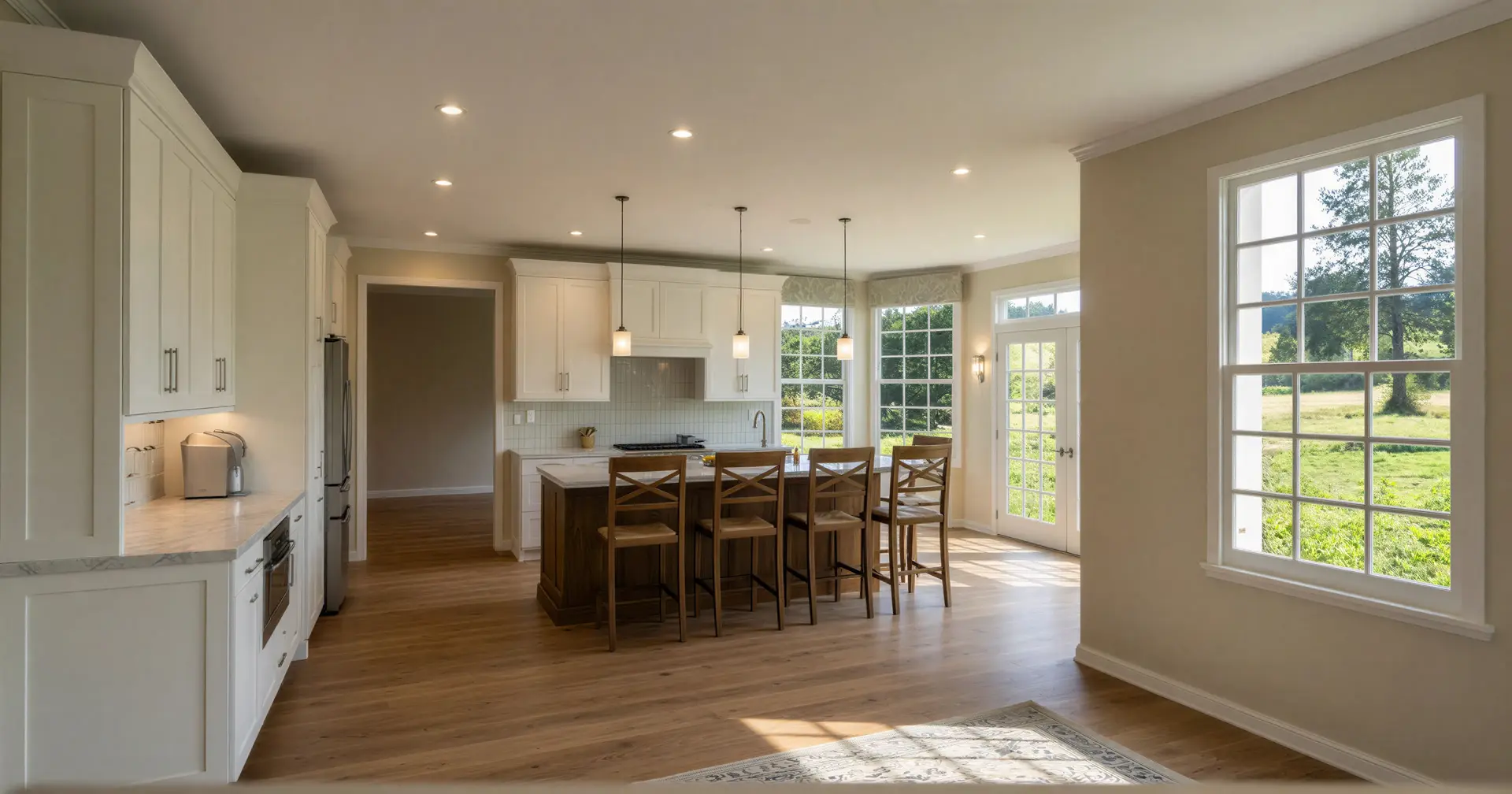 Design process rendering for the Lansdale kitchen remodel